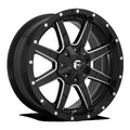 Fuel 1PC Aluminum Rim D610 MAVERICK 22X9.5in Gloss Black Milled Finish, D61022959860