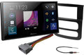 Pioneer DMH-1770NEX Double DIN 6.8  Mechless + Install Kit Fit 02-05 Dodge Ram