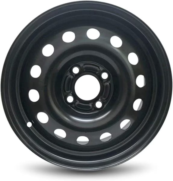 New 15x6 inch Wheel for Ford Focus (04-11) Black Painted Steel Rim