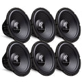 Hifonics 12  800 Watt 4 Ohm DVC Car Audio Subwoofer Power Bass Sub (6 Pack)