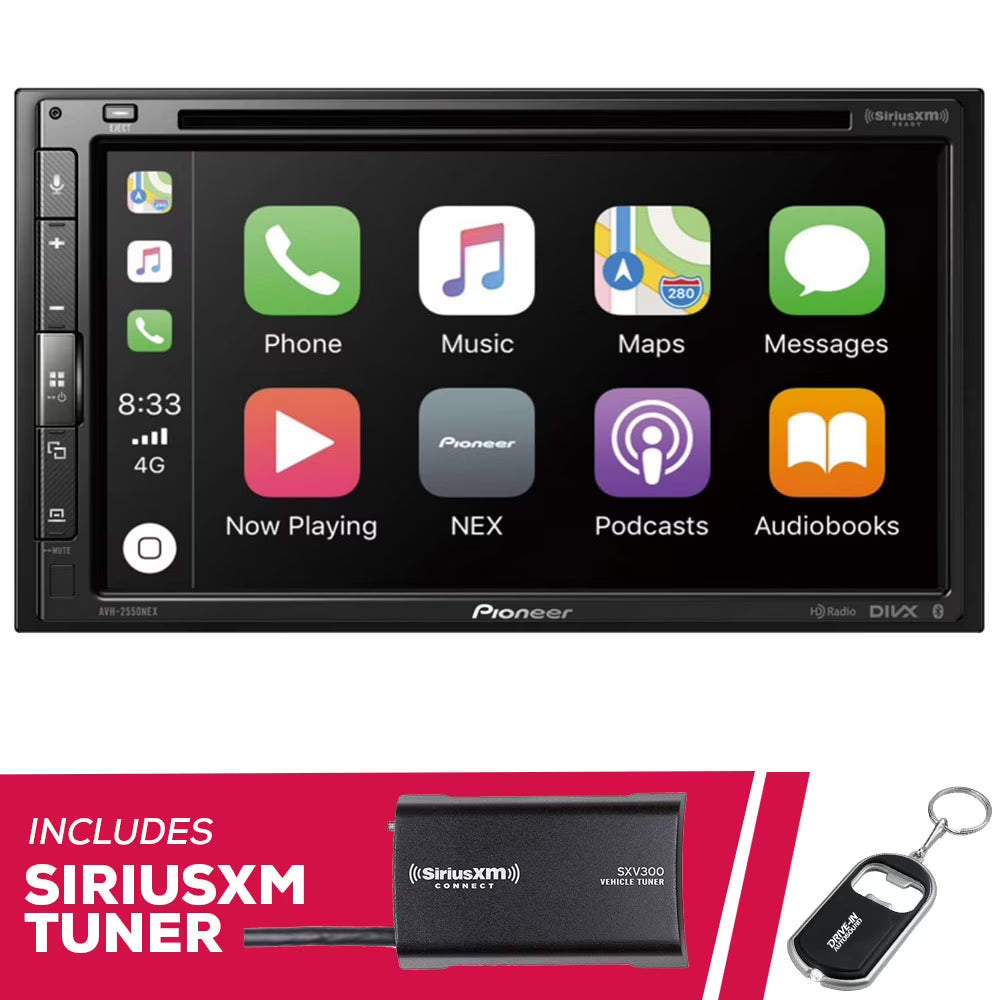 New Pioneer AVH-2550NEX Multimedia Free SiriusXM Tuner
