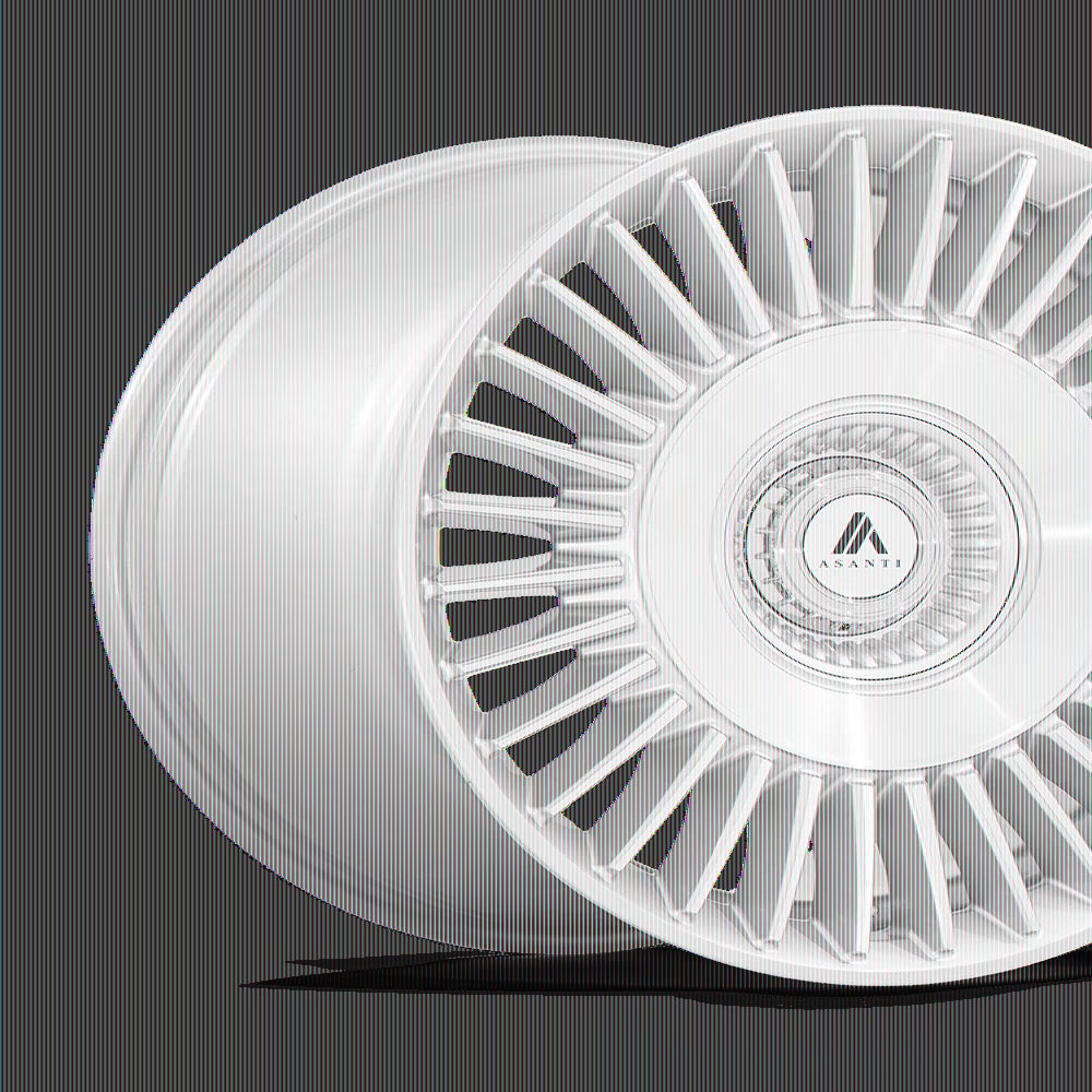 Asanti Black Cast Aluminum Wheel AB40 20x9 5x112/120 G-SLV BR-MCH-FC 27mm, AB040SD20905927