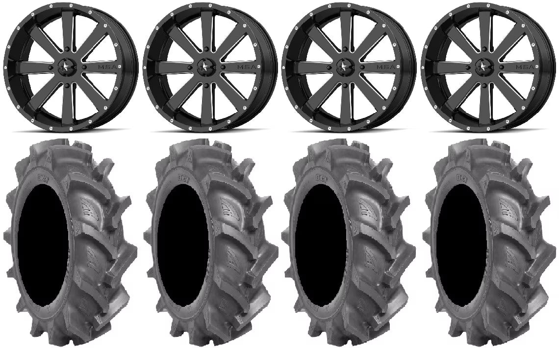 MSA Milled Flash 20  Wheels 33  BKT AT 171 Tires Sportsman RZR Ranger