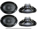 4) New Kenwood KFC-6966S 6x9  800 Watt 3-Way Car Audio Coaxial Speakers Stereo
