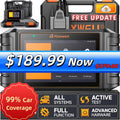 FOXWELL GT30 OBD2 Scanner Diagnostic Tool, Full System Bidirectional Diagnostic Scan Tool with 35+ Resets, ECU Co-ding, ABS/Oil Reset, Car Code Reader for All Cars, Lifetime Free Update