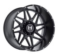 22x12 Hostile H108 Sprocket Asphalt (Matte Black) Wheel 8x170 (-44mm)