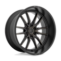 Fuel D762 Clash 24X12 6X139.7 -44Et 71.5Cb Matte Black Double Dark Tint Wheel