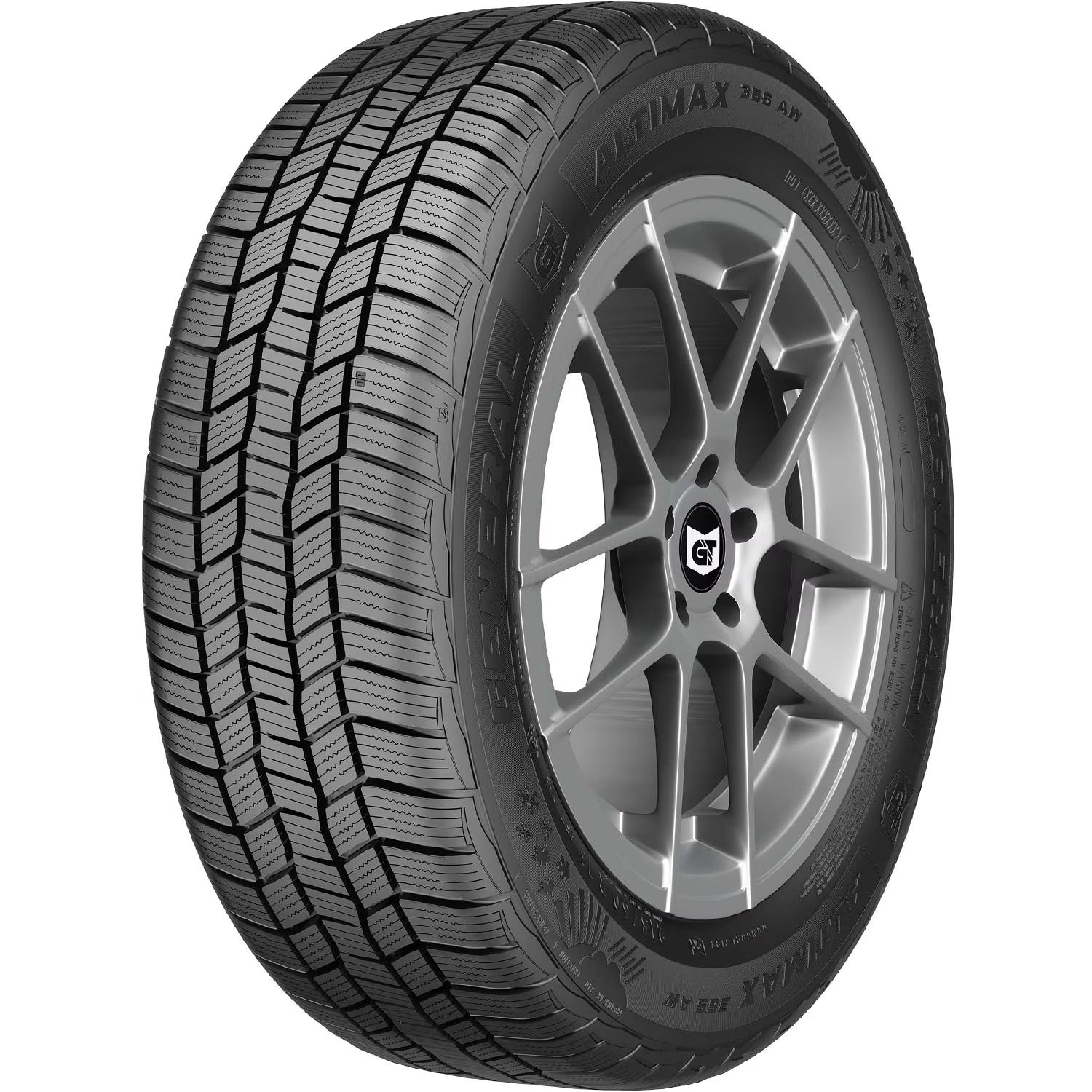Set of 2 General Altimax 365AW 235/55R17 99H Tires Fits: 2014-17 Ford Escape SE, 2018-19 Ford Escape SEL