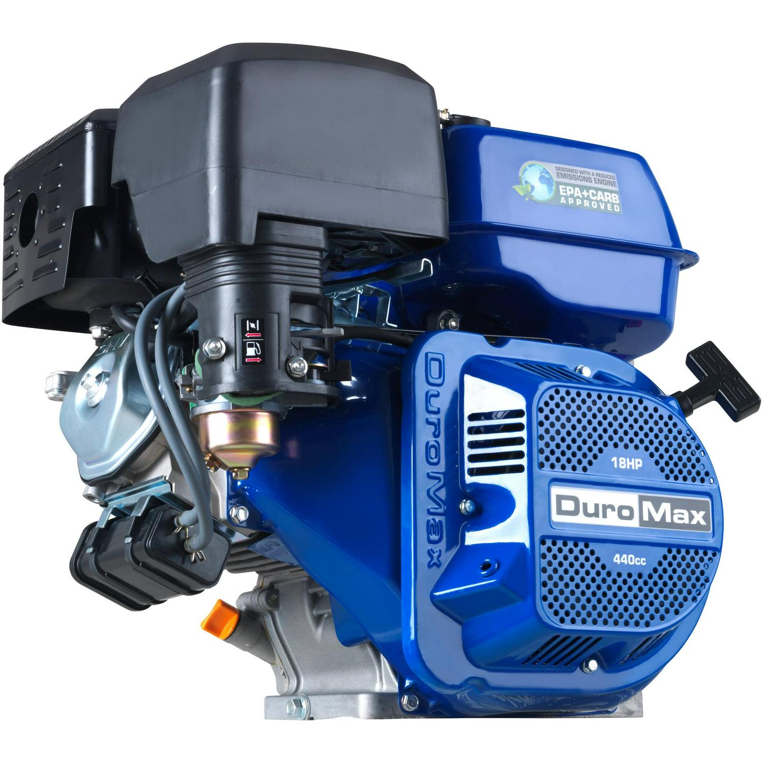 DuroMax XP18HP 439cc 3600 RPM 1¡å Recoil Start Horizontal Gas Powered Engine