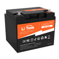 LiTime 12V 50Ah LiFePO4 Lithium Ion Battery, 4000+ Cycles, Lighter LiFePO4 Battery for Camping Trolling Motor Solar