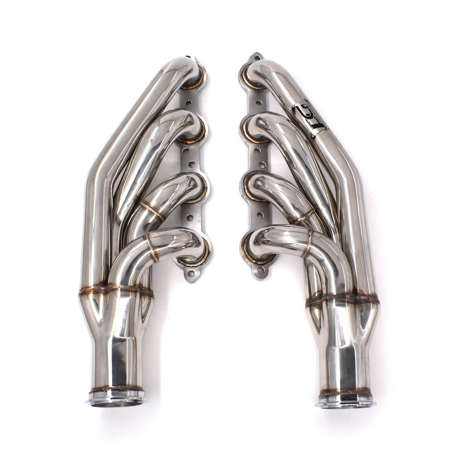 Exhaust Turbo Headers 1-3/4 x 3 in. Up and Forward Facing for Chevrolet GM LS1 LS2 LS3 LS6 LS Based V8 Engines