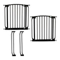 Dreambaby Black Metal Chelsea Auto Close Baby Security Gate Value Pack