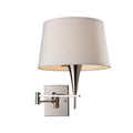 Elk Home 12-Inch Wide Swingarms Sconce. Transitional. Polished Chrome
