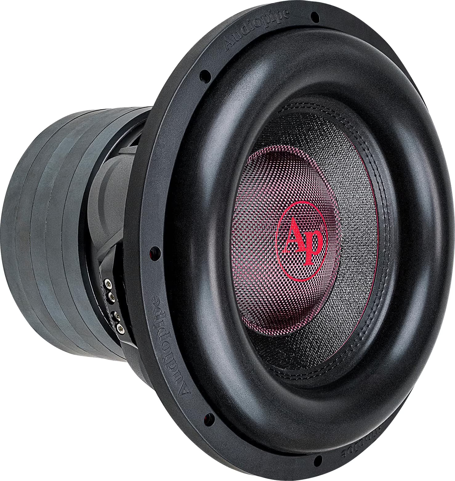 Audiopipe 1200W RMS Dual Car Subwoofer, Black, 12 