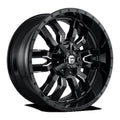 Fuel 1PC Aluminum Rim D595 SLEDGE 18X9in Gloss Black Milled Finish, D59518909856