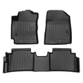 SMARTLINER All Weather Protection Custom Fit Black 2 Row Floor Mat Liner Set Compatible With 2019-2025 Kia Forte