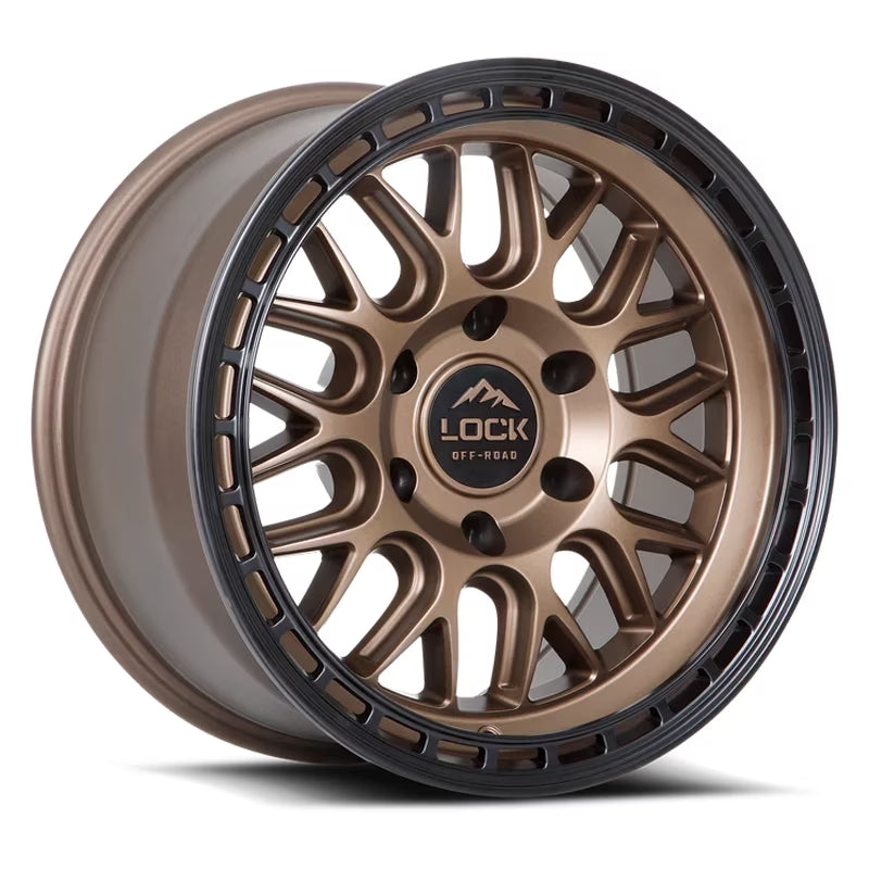 Lock Offroad Onyx Matte Bronze Wheel 6x139.7 17x9 -12et Off Road Truck Suv Rim