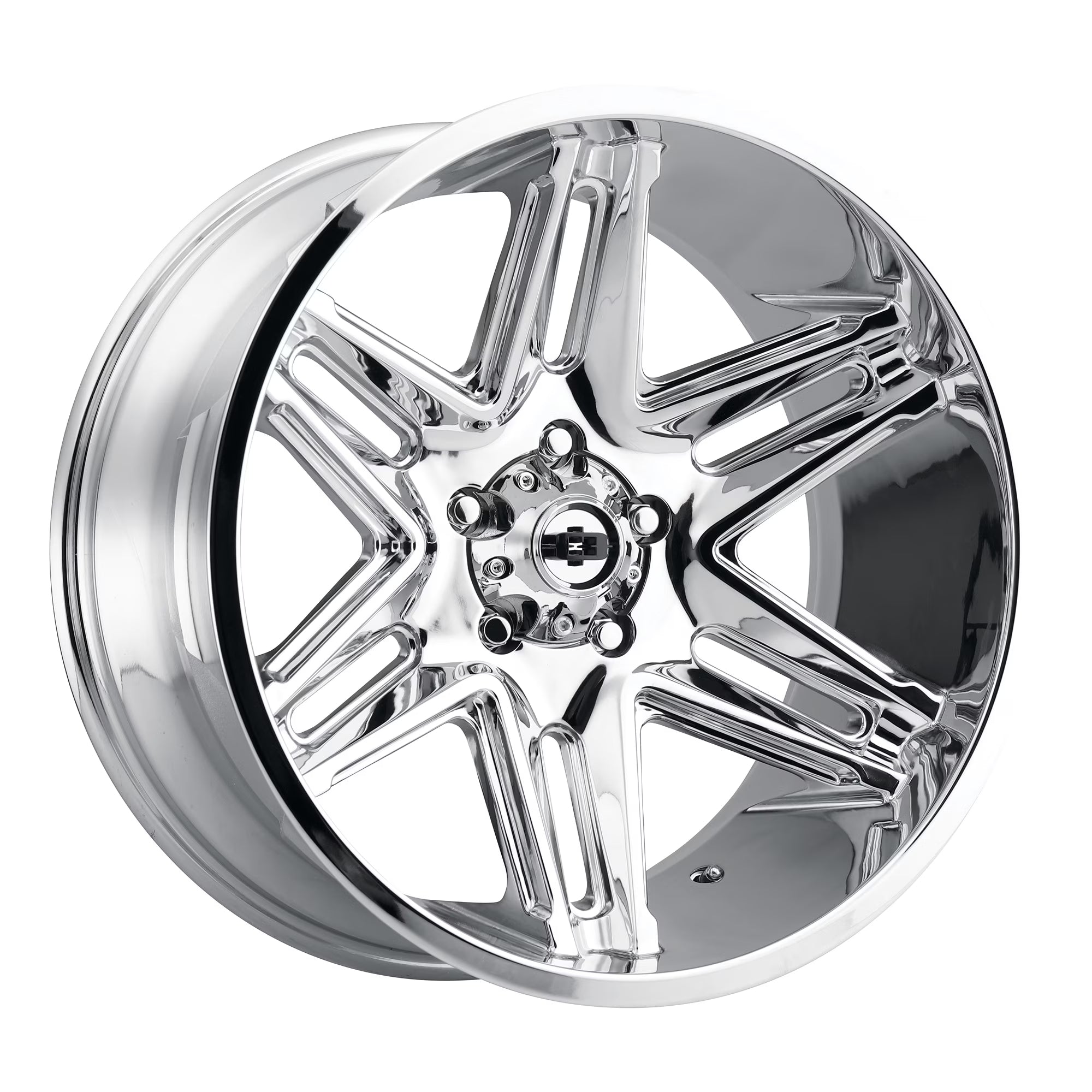 24x12 Vision 363 Razor Chrome Wheel 6x135 (-51mm)