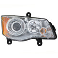 KAI New Economy Replacement Passenger Side Headlight Lens And Housing, Fits 2008-2016 Chrysler Town & Country