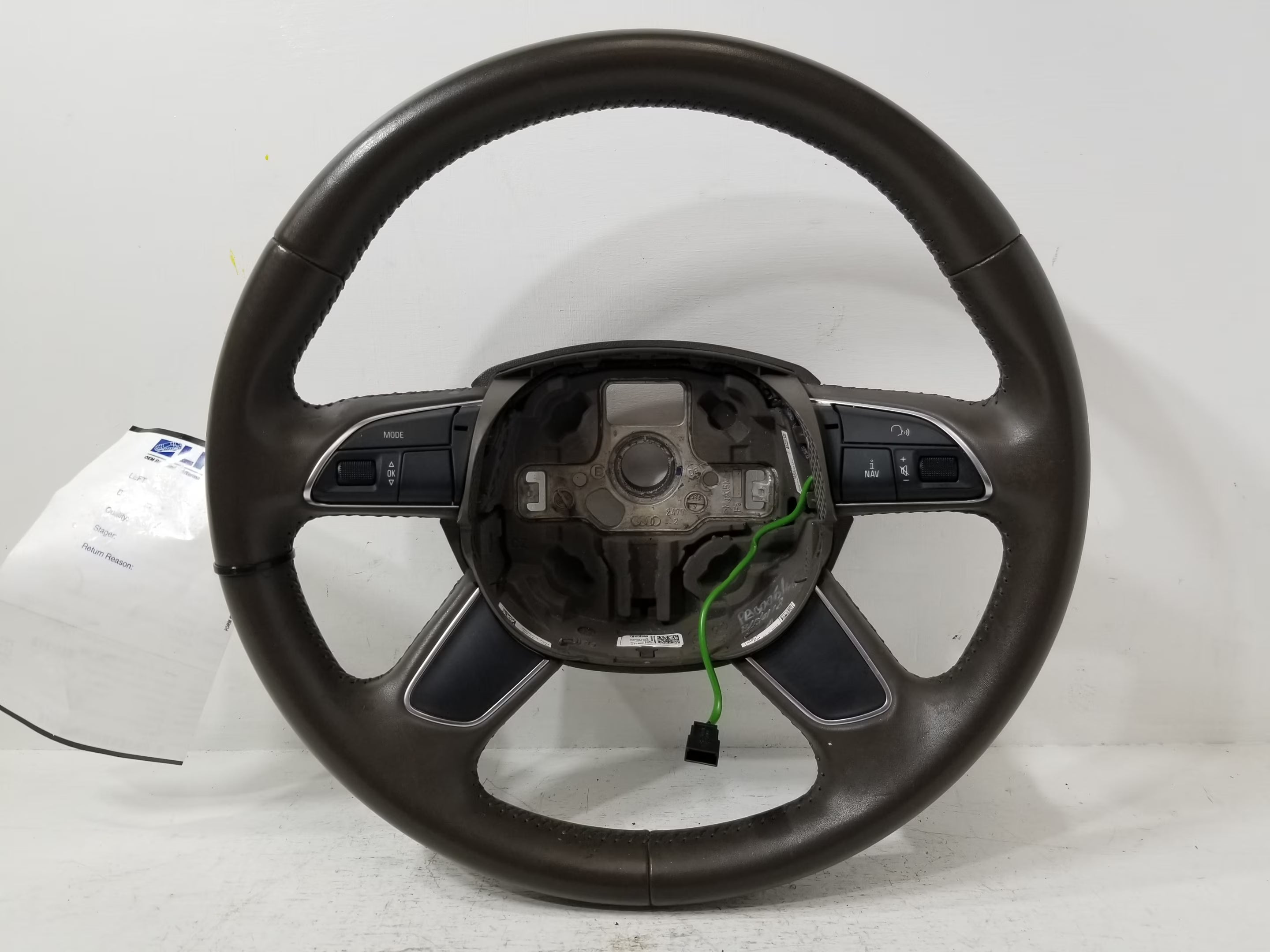 Pre-Owned 2014 Audi Q5 Driver Steering Wheel w/ Audio Controls OEM LKQ (Good)