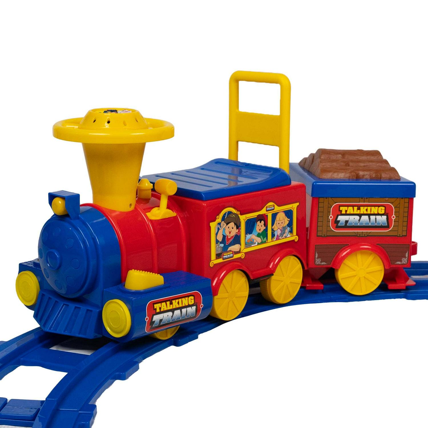 Talking Train 6-Volt Battery-Powered Ride-On