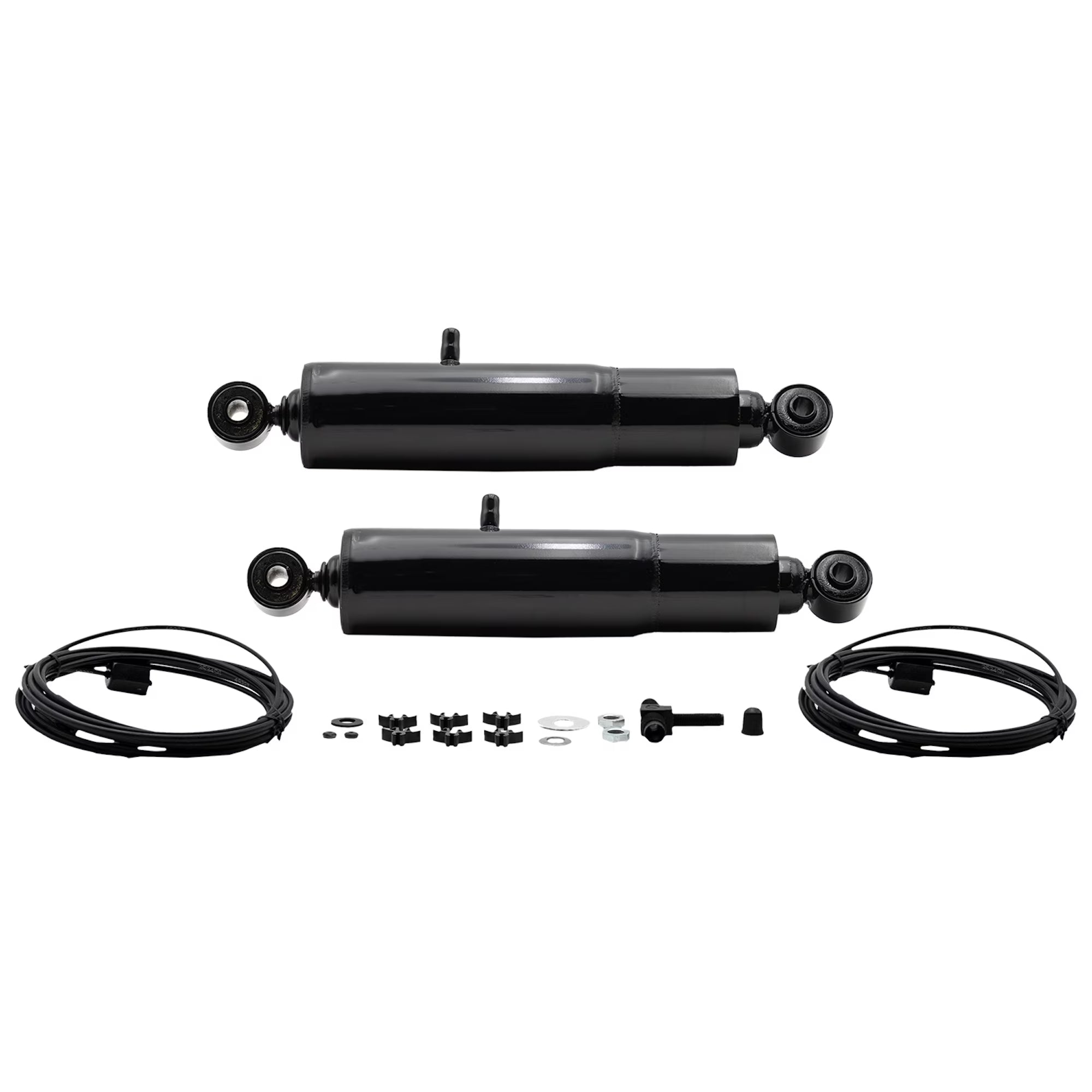 Gabriel 49235 HiJackers Rear Adjustable Air Shock Absorbers Fits Cadillac Escalade; Avalanche, Silverado, Suburban, Tahoe; Dodge Ram; GMC Canyon, Sierra, Yukon; Jeep Gladiator; Nissan TITAN (1 Pair)
