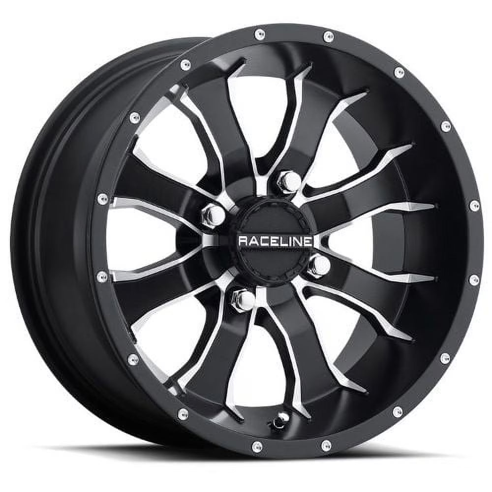 12x7 Raceline A77 Mamba UTV Black Wheel 4x156 (5mm)