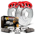 PowerStop Front Z36 Truck & Tow Brake Pad and Rotor Kit with Red Powder Coated Calipers Fits: CADILLAC CHEVROLET GMC Select Models KC2069-36