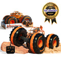 Sharper Image? 4¡Á4 Giant Crusher Remote Control 4WD Truck. High-Speed Off-Road Monster Truck. Orange