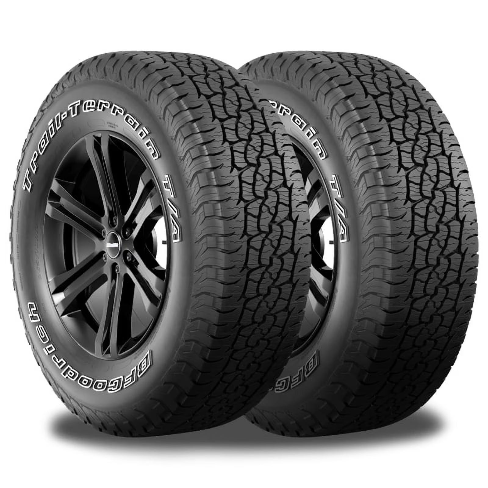 2 BFGoodrich Trail-Terrain T/A OWL 275/60R20 115T All Weather 60K Warranty 660AA BF40750 / 275/60/20 / 2756020