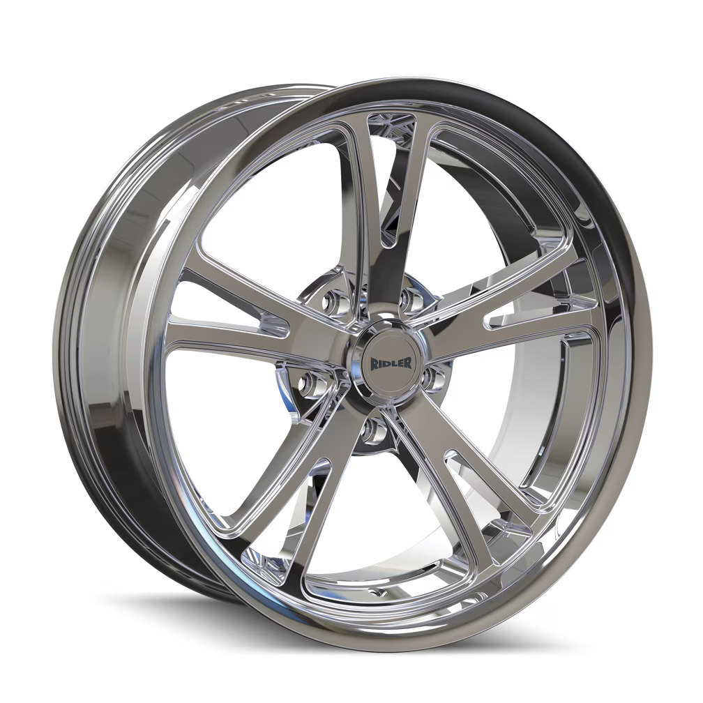 Ridler 606 18X8 5X120.65 0Et 83.82Cb Chrome
