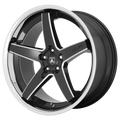 Asanti Black Abl30 Corona Truck 22X9 5X120 32Et 66.9Cb Titanium Brushed Wheel