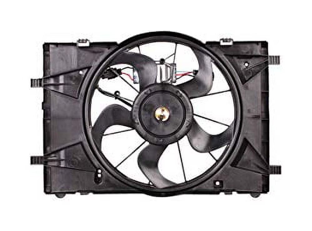 Dual Radiator and Condenser Fan Assembly - Pacific Best Inc. Fit/For FO3115183 10-12 Ford Fusion/Fusion-Hybrid/Milan/Milan-Hybrid/MKZ/MKZ-Hybrid 2.5/3.0L Fits select: 2010-2011 MERCURY MILAN