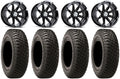 MSA Black Diesel 14  UTV Wheels 28  BFG KM3 Tires Polaris RZR XP 1000 / PRO XP / Ranger XP 900/1000
