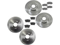 Front and Rear Brake Pad and Rotor Kit - Compatible with 2005 - 2006 Honda CR-V