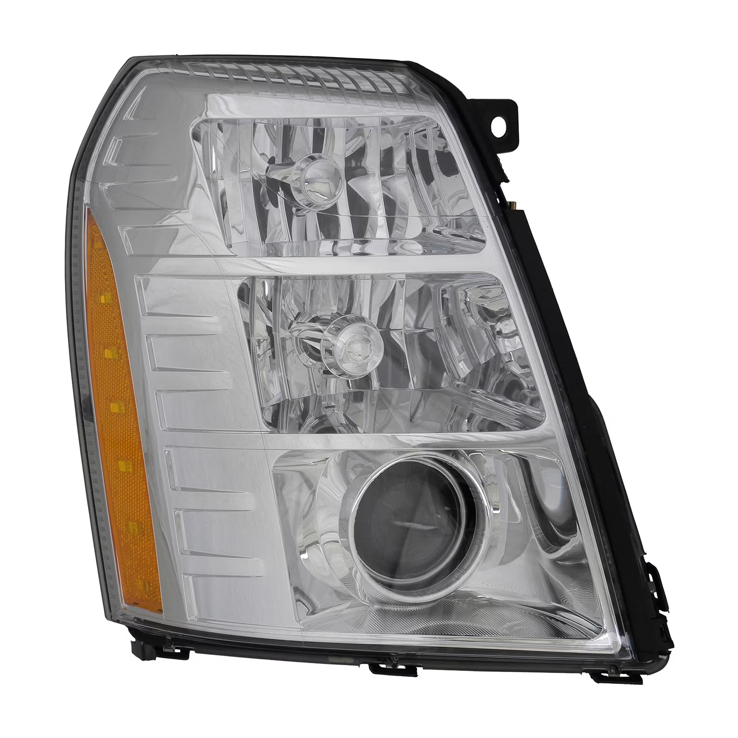 New Aftermarket Premium Fit Passenger Side Headlight Assembly 25897649 fits 2007-2009 Cadillac Escalade