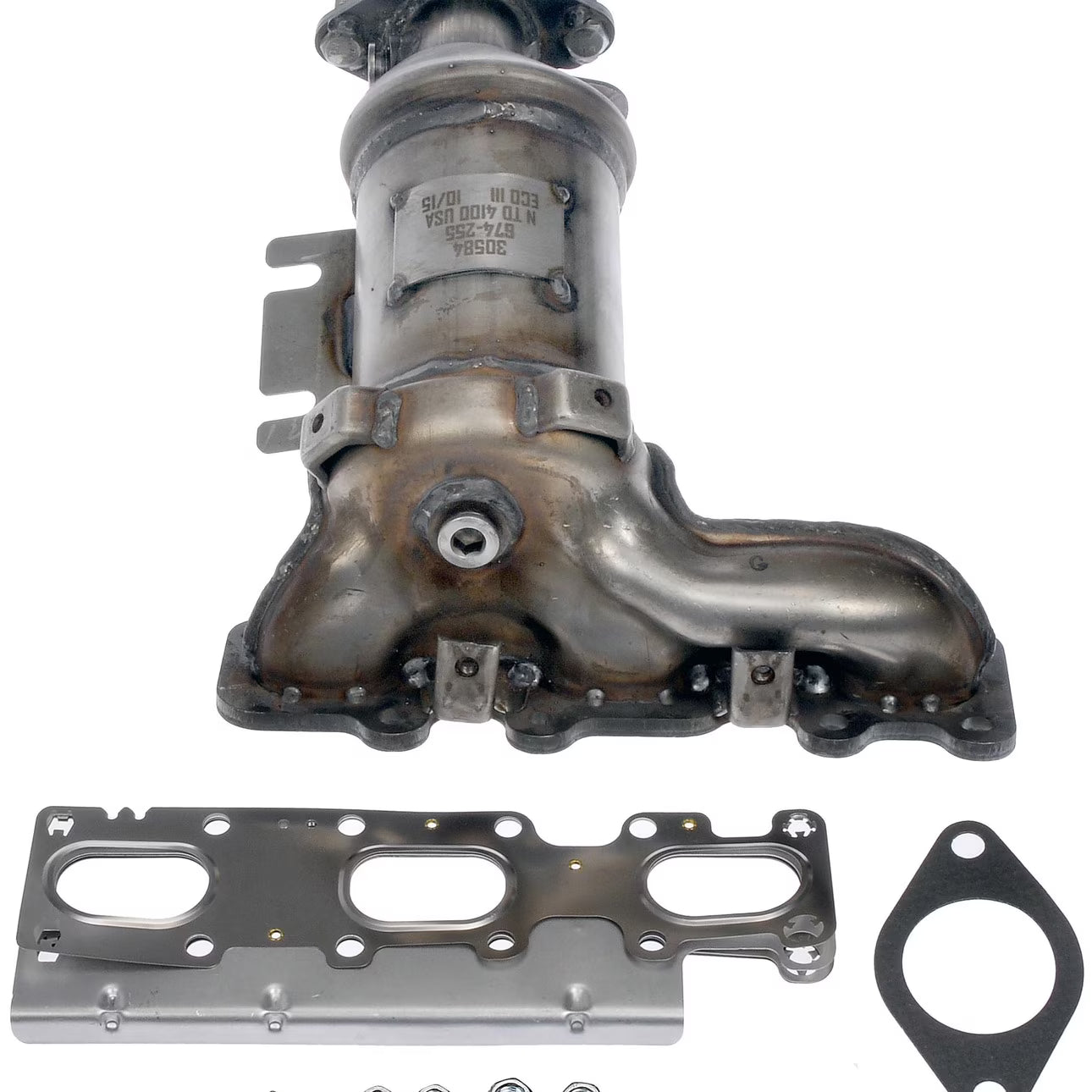 Dorman 674-255 Driver Side Catalytic Converter with Integrated Exhaust Manifold for Specific Ford / Lincoln Models, Natural