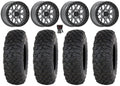 Valor V07 Beadlock 15  Wheels Graphite 35  Chicane DS Tires Sportsman RZR Ranger
