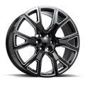 Replica Alloy Rims REPC19 26X10 6X139.7 +31 78.1 Gloss Black Milled