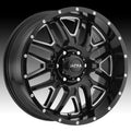 ULTRA 203bm hunter 20x9 -12et 106.10mm gloss black cnc milled accents clear coat wheel