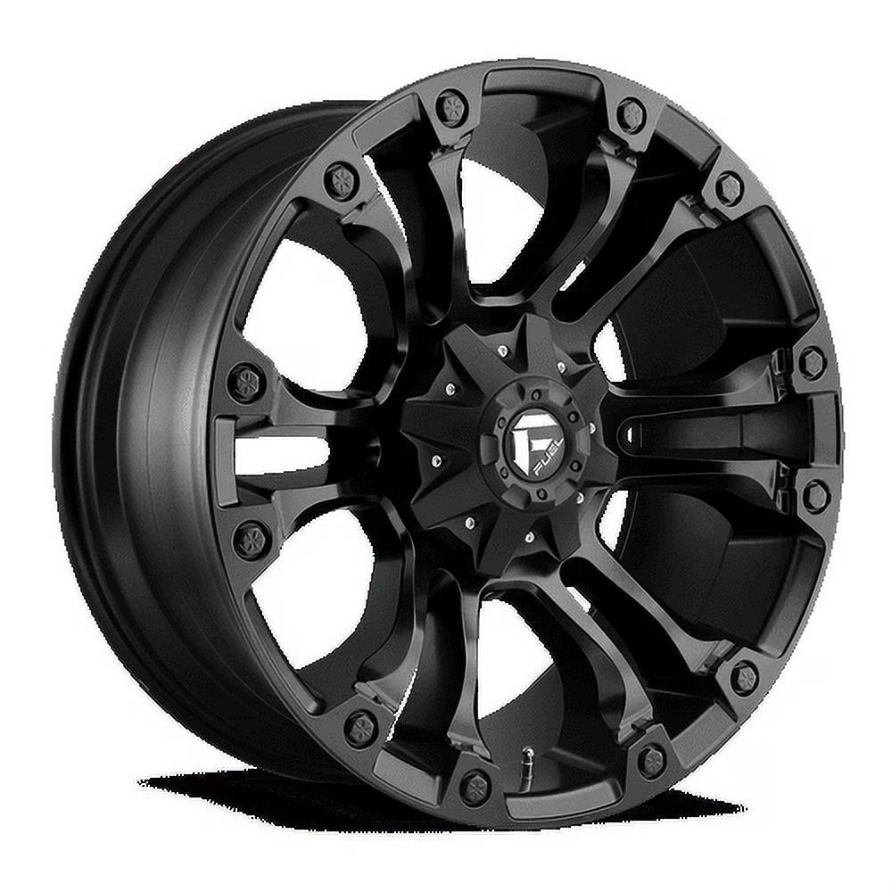 Fuel 1PC Aluminum Rim D560 VAPOR 20X9in Matte Black Finish, D56020900557