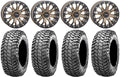 System 3 SB-4 Bronze (4+3) 14  Wheels 28  Liberty Tires Polaris RZR XP 1000 / PRO XP / Ranger XP 900/1000