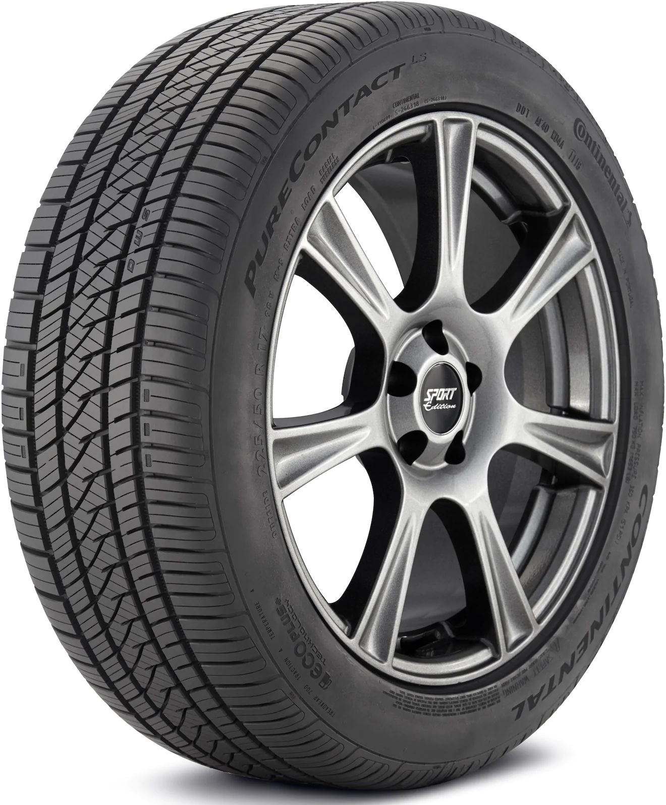 Continental PureContact LS All Season 215/60R16 95V Passenger Tire