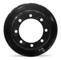 For 1990-2009 Topkick C5500 Dually 19.5 Inch Powder-Coated Black Steel Rim - OEM Direct Replacement - Road Ready Truck Wheel