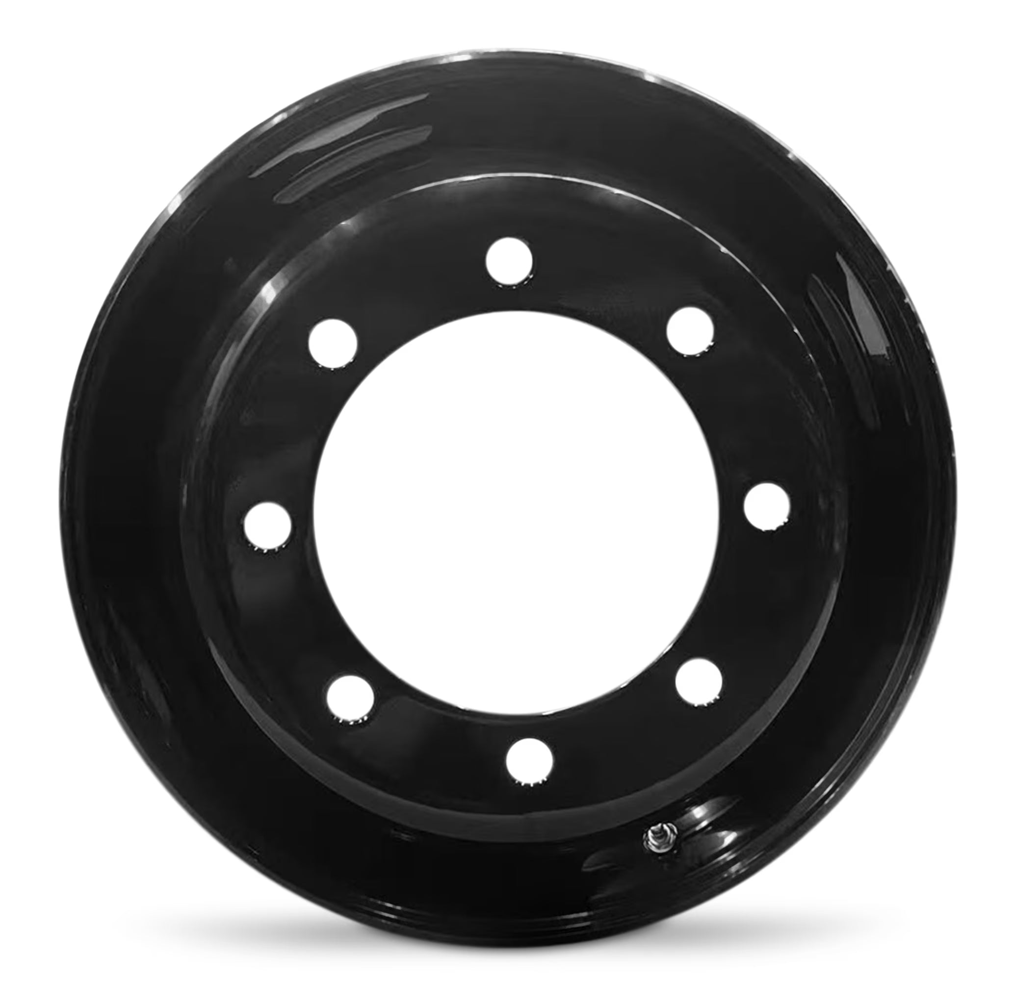 For 1990-2009 Topkick C5500 Dually 19.5 Inch Powder-Coated Black Steel Rim - OEM Direct Replacement - Road Ready Truck Wheel