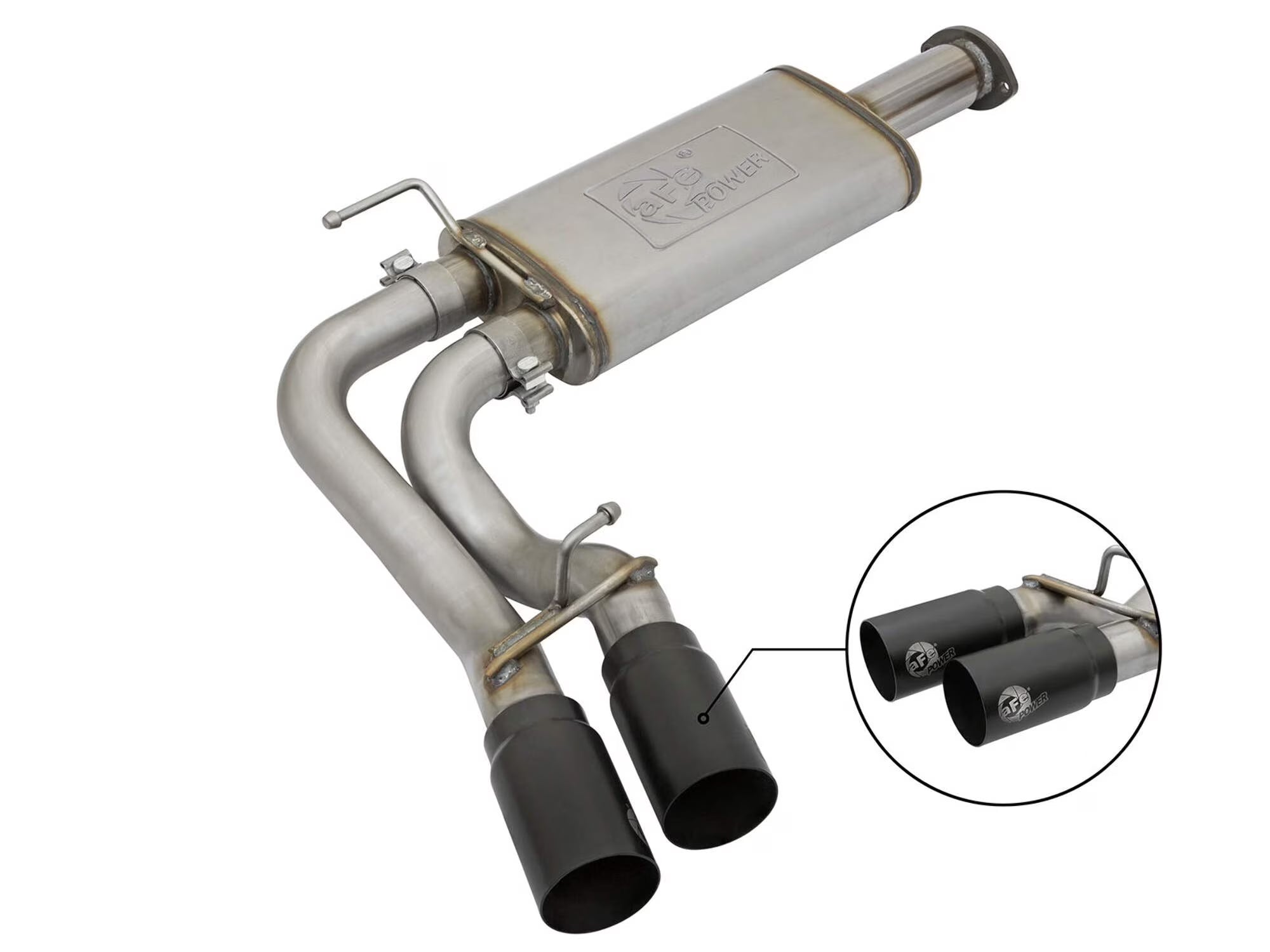 aFe POWER Rebel Series Exhaust System, 49-46032-B, for Toyota Fits select: 2016-2023 TOYOTA TACOMA