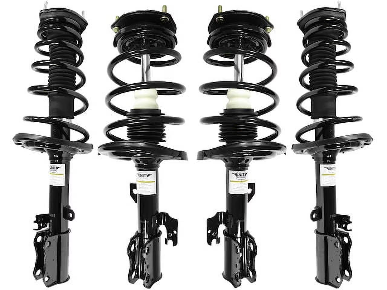 Front and Rear Strut Coil Spring Assembly Kit - 4-Piece - Compatible with 2004 - 2006 Toyota Camry 2005