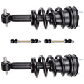 CCIYU Complete Suspension Kit Fits 07 08 09 10 11 12 13 for Cadillac Escalade 07 08 09 10 11 12 13 for Cadillac Escalade ESV Includes Front Strut Spring Assembly Stabilizer Bar Link