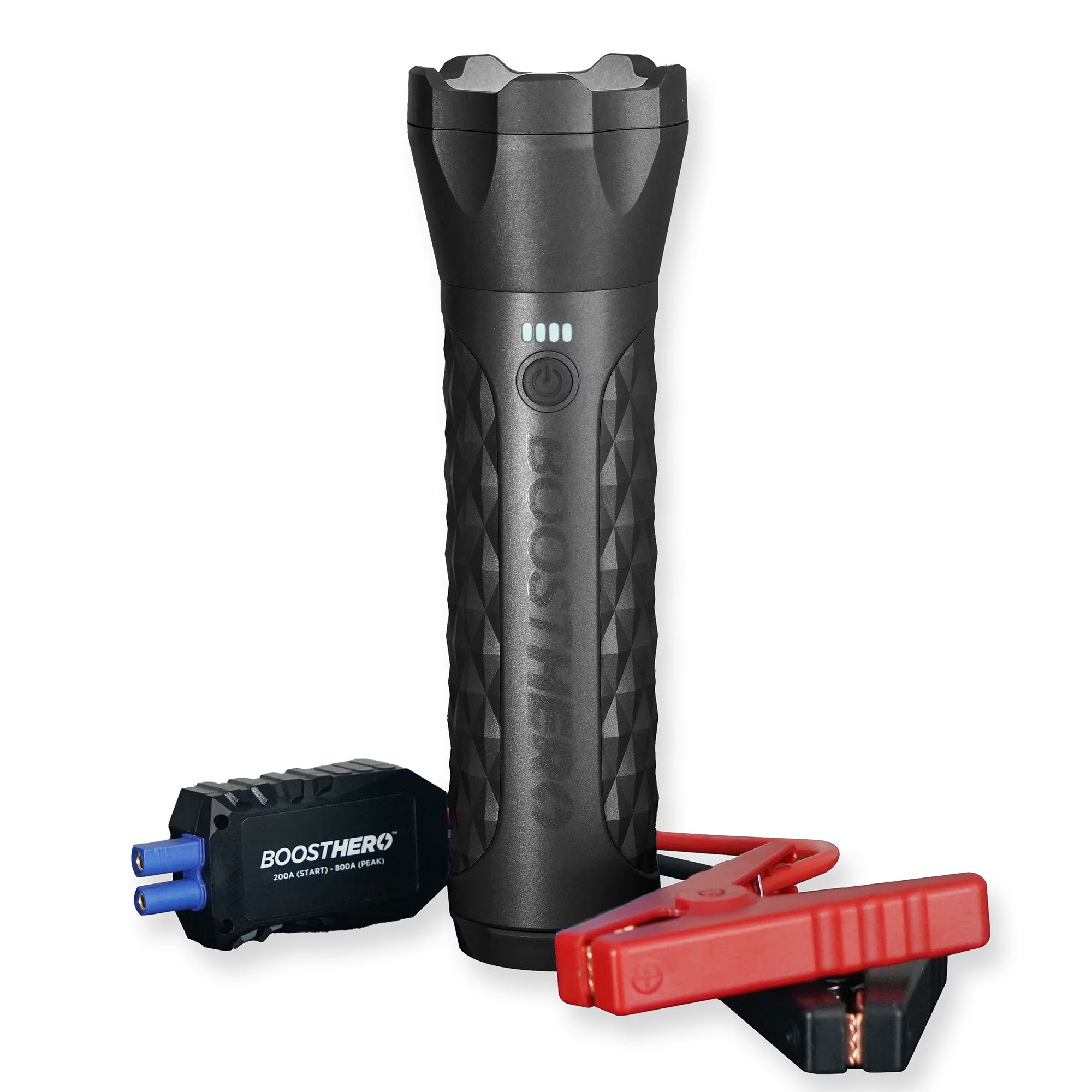 BoostHero Portable Vehicle Jump Starter, Flashlight & Power Bank