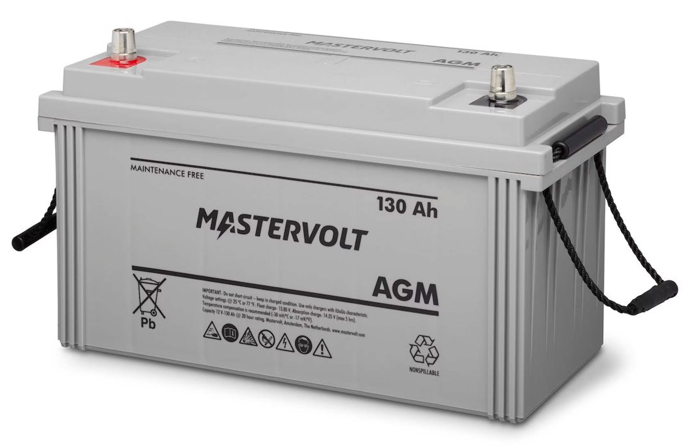 Mastervolt 62001300 AGM Battery 12V 130Ah